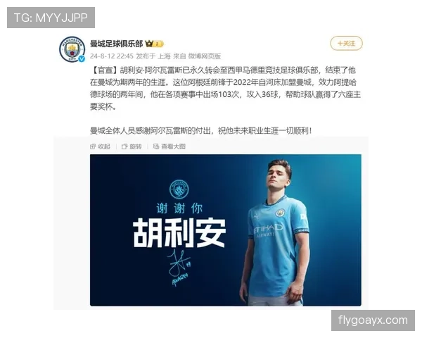 阿尔瓦雷斯:从河床核心到曼城轮换的生涯跨越解析 阿尔瓦雷斯:从河床核心到曼城轮换的生涯跨越解析